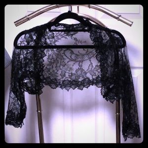 PNINA TORNAI custom lace beaded jacket